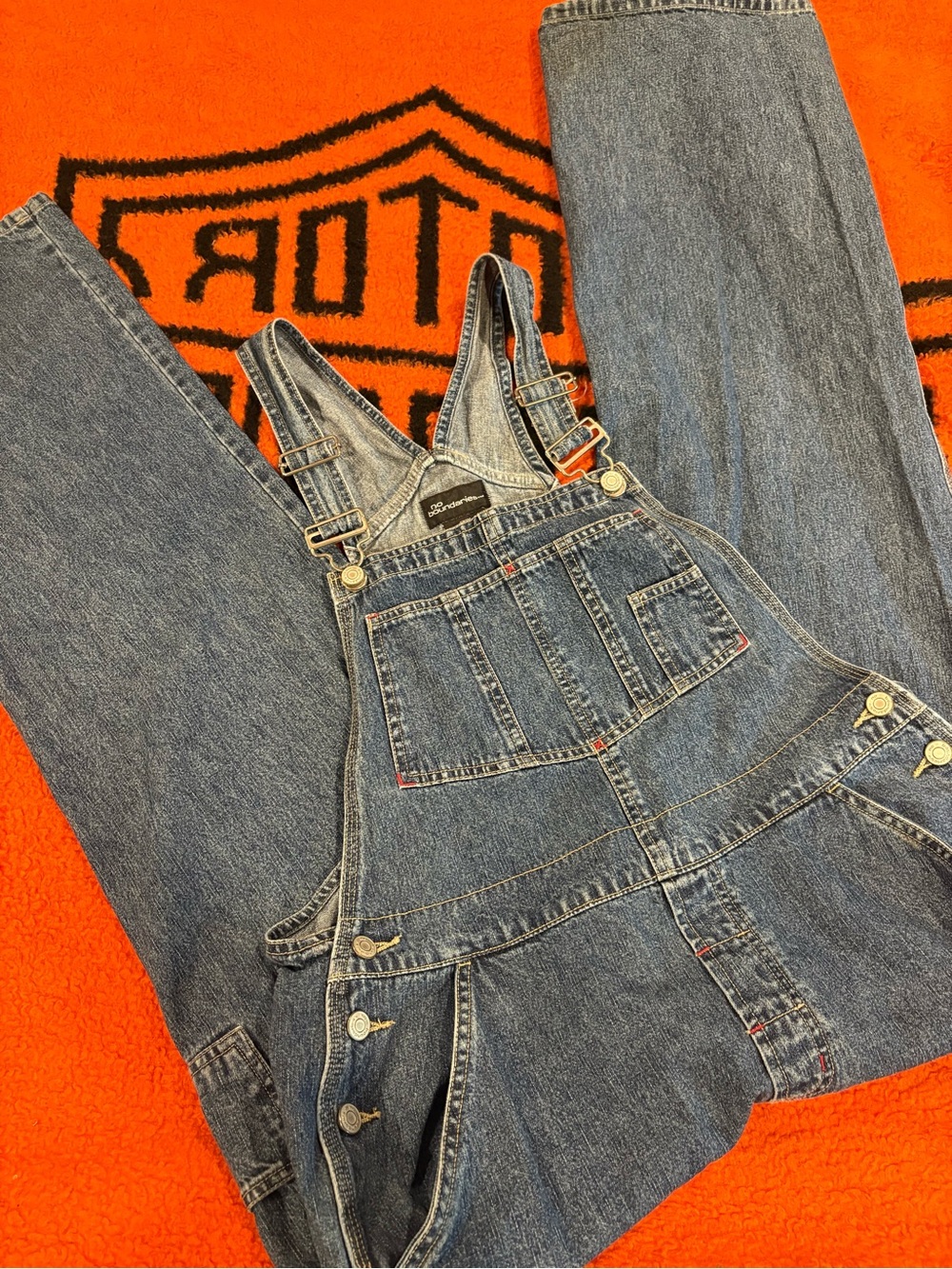 Vintage No Boundaries Light Blue Denim overalls